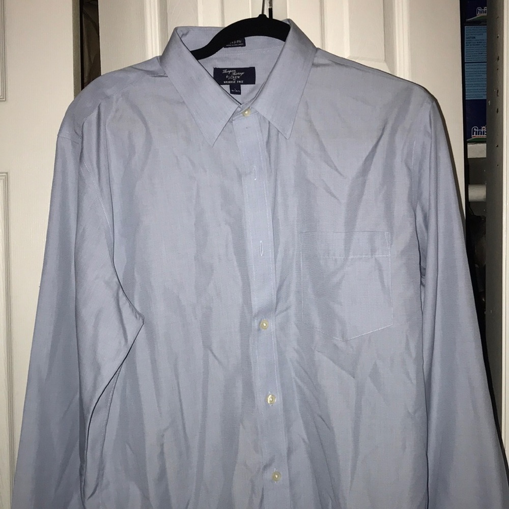 Men’s - J.Crew Blue Wrinkle Free button down - L